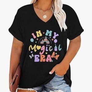 Black Disney T-shirt 3xl V neck